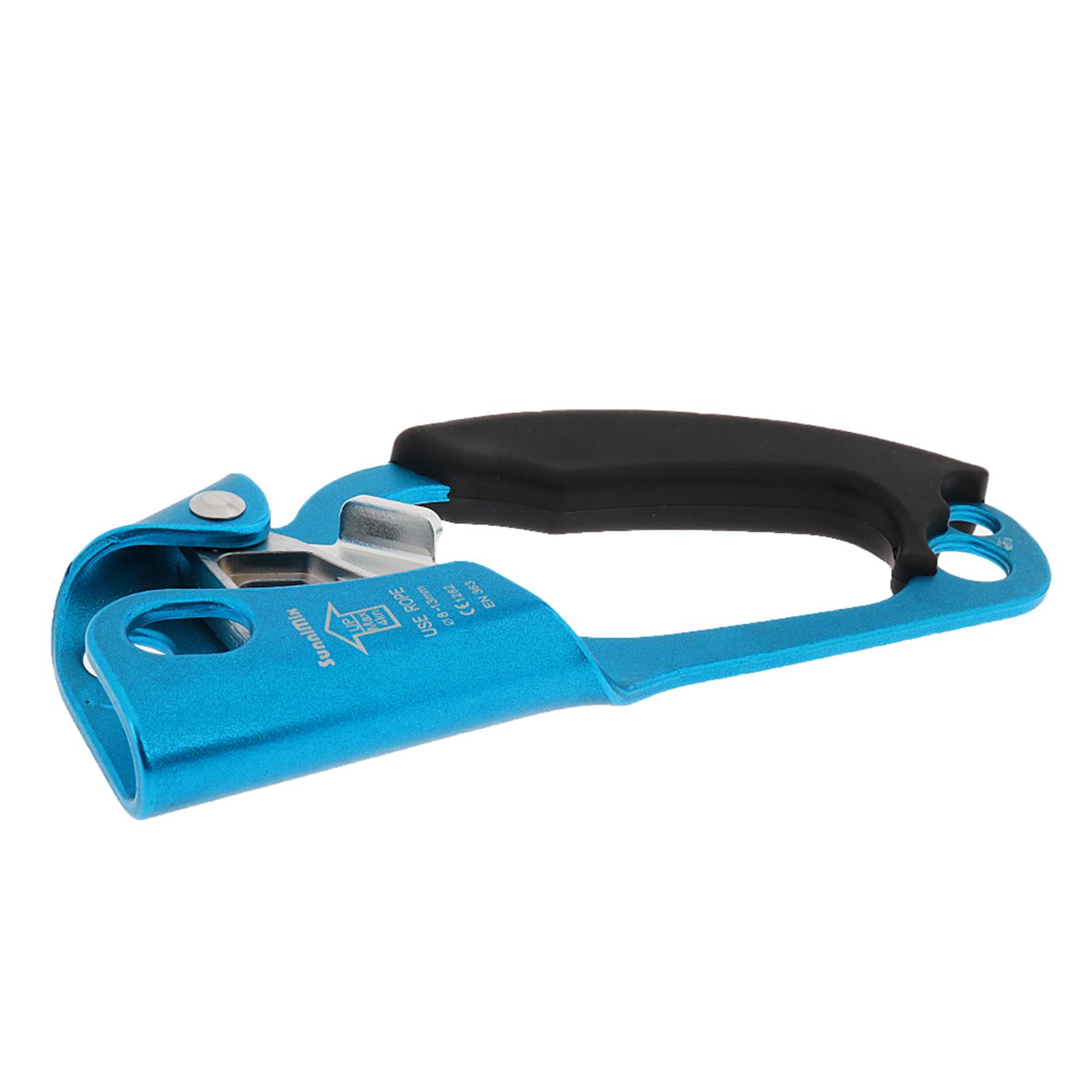 Wswqop 3x Climbing Hand Ascender Riser Equipment Steel Cam for Climber Rock Outdoor