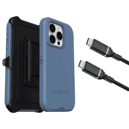 OtterBox Defender Series Blue Cell Phone Case for Apple, New