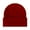 Red, variant on Waffle Knit Beanie for Men & Women Soft Stretchy Winter Warm Hat, Ribbed Waffle Knit with Cuff for Cold Weather-Red