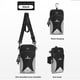 thumbnail image 4 of Brazalete para teléfono, pequeña bolsa cruzada, se adapta a todos los teléfonos celulares, para correr caminar, negro, 4 of 7