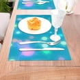 thumbnail image 5 of YFYANG Washable Heat-Resistant Placemats, 70% PVC/30% Polyester, Dream Balloon Kitchen Table Mat, 12" x 18" 1 Piece, 5 of 6