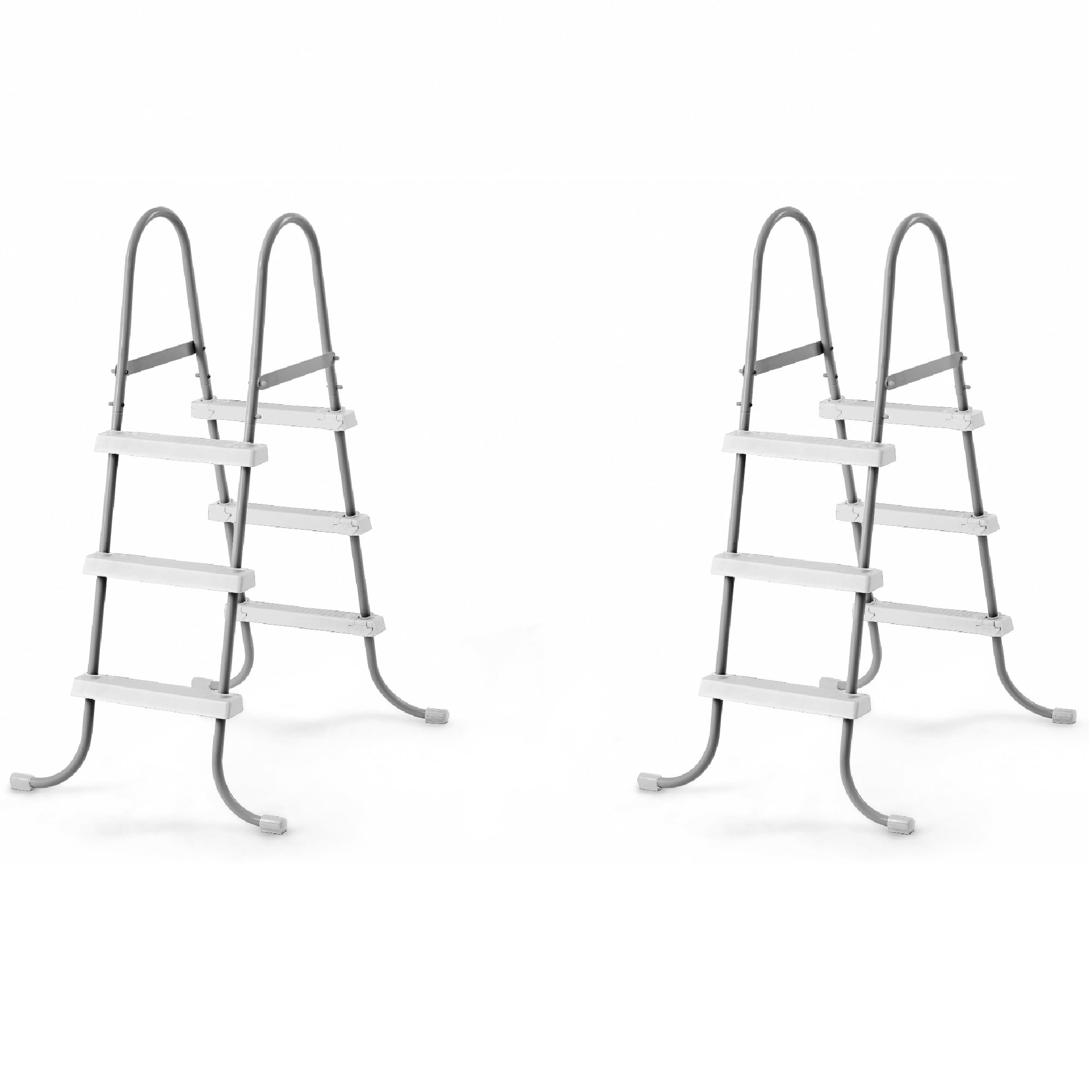 Intex Above Ground Steel Frame Pool Ladder for 42" Wall Height Pools (2