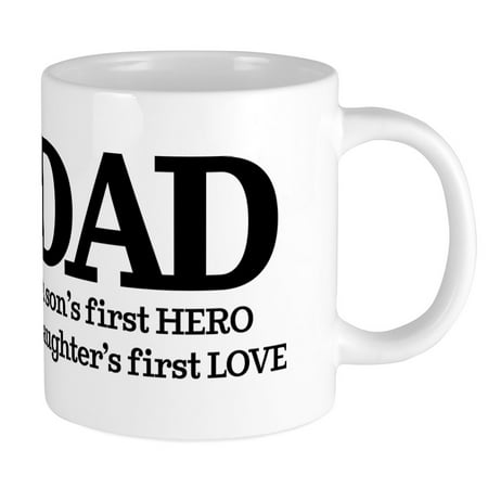 

CafePress - Dad A Son s First Hero - 20 oz Ceramic Mega Mug