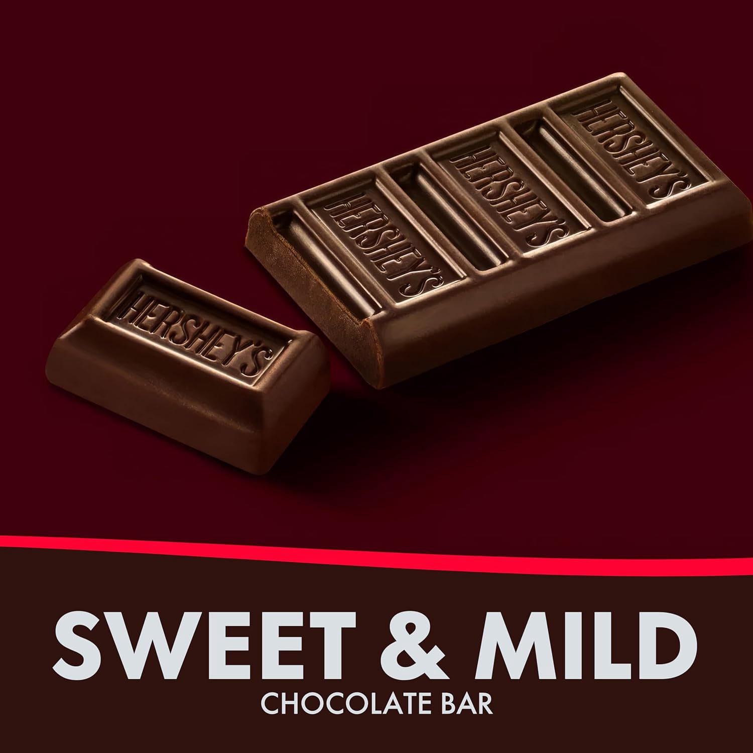 Hershey’s Special Dark Mildly Sweet Chocolate Candy Bars, Bulk 2 lb, Approx 70 Count, Wrapped