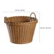 thumbnail image 2 of OULII Canasta De Almacenamiento Para Ropa Con Tejido De Rattan Simulado Y Asa Color Café, 2 of 6