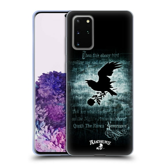 Head Case Designs Officially Licensed Alchemy Gothic Wing Nevermore Soft Gel Case Compatible with Samsung Galaxy S20 / S20 5G