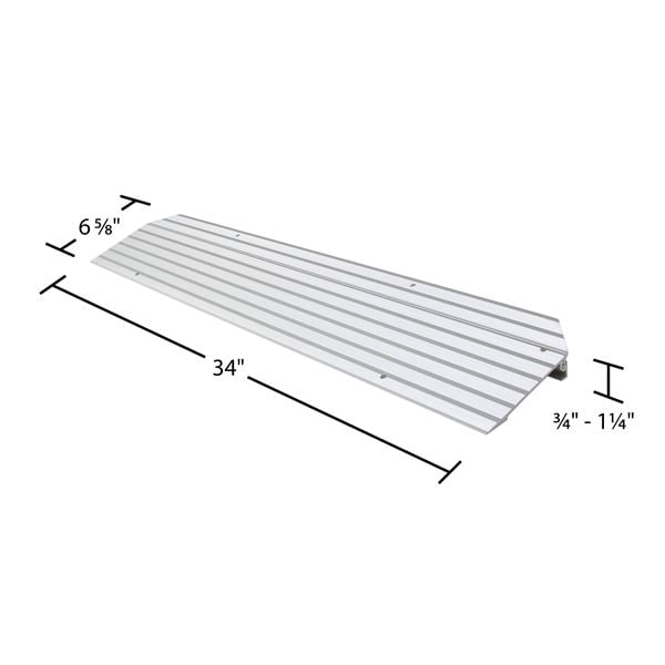 Silver Spring 11/4in High Aluminum Mobility Threshold Ramp for