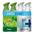 thumbnail image 2 of Febreze Air Effects Air Freshener Spray – Gain Original + Heavy Duty (4 Count, 35.2 oz)-2pk, With Paper Towel By OMA, 2 of 9