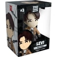 thumbnail image 1 of Figura de vinilo Youtooz Levi, figura de Levi de 4,5" de la serie Attack on Titan, figura coleccionable AOT Colección Attack on Titan, 1 of 5