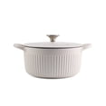 thumbnail image 3 of Tramontina Mesa 3.5 Qt Enameled Cast Iron Dutch Oven White, 3 of 12
