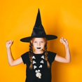 thumbnail image 5 of Juego de 2 sombreros de Halloween, tela Oxford negra, sombrero de mago, disfraz de maquillaje, 5 of 5
