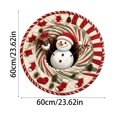 thumbnail image 2 of Christmas Rugs, Rugs Optical Illusion Christmas, Indoor Outdoor Use (60cm*60cm), 2 of 3