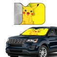 thumbnail image 4 of Windshield Sun Shade Foldable Car Front Window Sunshade For Car Suv Trucks Vans - Best Heat Shield Blocker Visor Cover Blocks Uv Rays And Keeps Your Vehicle Cool-Medium, 4 of 5