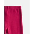 thumbnail image 3 of Wonder Nation Girls Plush Hoodie and Flare Leggings Set, 2-Piece, Sizes 4-10, 3 of 3