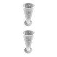 thumbnail image 1 of Bewildely Transparent PP Measuring Cup Laboratory Cone Bottle Equipment Mixing Shaped Measurement Washable Sugar 100ml Seasoning Transparente 12.5 cm 2Conjunto, 1 of 6
