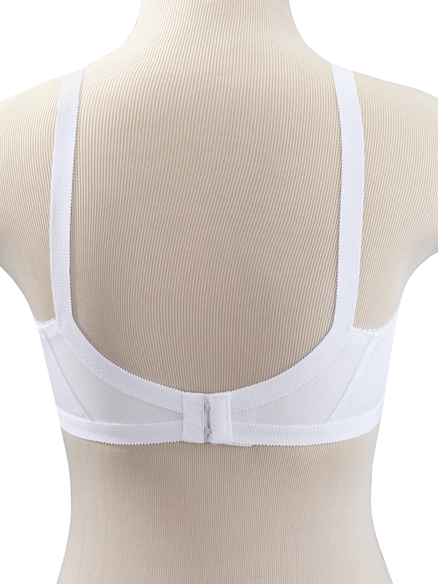 Women’s Wireless Cross and Shape Bra, 2-Pack, White, 32B