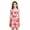 dress 152#Hot Pink, variant on WAYUTE Girls Dresses Floral Print Spaghetti Straps Stretchy Fit Flowy A Line Sundress for Teen Big Kids Beach Holiday Summer Outdoor
