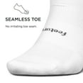 thumbnail image 4 of Feetures High Performance Max Cushion Ankle Sock - No Show Socks for Women & Men with Heel Tab - White, XL - (3 Pair), 4 of 5