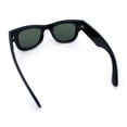 thumbnail image 6 of Classic Square Sunglasses for Men Women UV400 Protection Retro Thick Fat Bevel Frame Black Frame Green Lens, 6 of 7