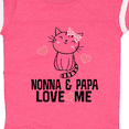 thumbnail image 4 of Inktastic Nonna and Papa Love Me Grandchild Kitty Girls Baby Bodysuit, 4 of 5