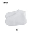 thumbnail image 4 of Qarigey 1 par de fundas de silicona para zapatos para hombres y mujeres, antideslizantes, flexibles, impermeables, elegantes, a prueba de fugas, Accesorios de calzado Blanco S Qarigey AP012017-02, 4 of 6