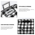 thumbnail image 5 of Kdxio Anchor Black Tartan Plaid Pattern Luggage Cover for Travel,Elastic and Durable,Fits 18-32 Inch,Anti-Scratch Suitcase Protector, 5 of 9