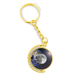 thumbnail image 1 of Blue Earth planeta blanco luz blanca Anillo de oro de metal llavero llavero, 1 of 3