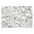 thumbnail image 3 of Tiptophomedecor Abstract Wallpaper Wall Mural - Alabaster Garden, 3 of 5