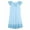 Blue, variant on Aideaone Girls Nightgowns Cute Princess Sleepwear Flutter Sleeve Pajamas Nightie Dress White 5-12 Years