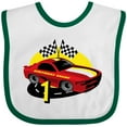 thumbnail image 3 of Inktastic Race Car 1st Birthday Boys Baby Bib, 3 of 4