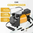thumbnail image 4 of Air Compressor for Wheel Pumping and Inflating, 12V - 13.5V, 2.5m Power Cord, 1m Pneumatic Hose, with Accessories and Overheat Protection, 4 of 8