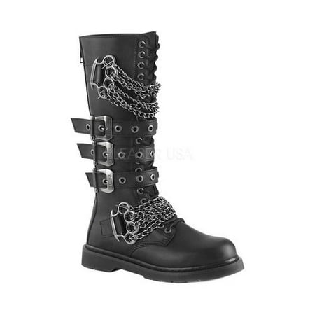Demonias Knee Boots - Men's Demonia Bolt 450 Knee High Combat Boot