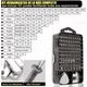 thumbnail image 2 of Juego de Desarmadores y Kit Destornilladores BLOOSOM 124 pz, 2 of 4