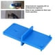 thumbnail image 5 of Scienceny Localizador de orificios de guía de bisagra, convenientes localizadores de punzones, herramientas de carpintería que ahorran tiempo, Accesorios para bloques patrón Azul 1, 5 of 6