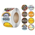 thumbnail image 1 of (500pcs/Roll ) Praise Stickers Roll in 8 Designs, Reward Positive Stickers for Kids Teacher Supplies, 1 of 5