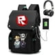 thumbnail image 2 of ROBLOX mochila de día de nariz roja, juego de RED Social, mochila periférica, bolsa de estudiante, regalo de cumpleaños para niñas, niños, niños, 2 of 4