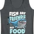 thumbnail image 3 of Fish Are Friends - Women's Racerback Tank Top, 3 of 5