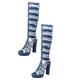 thumbnail image 3 of 1 par de botas altas hasta la rodilla prácticas para mujer, botas de pierna alta, botas de tacón alto para dama, 3 of 5