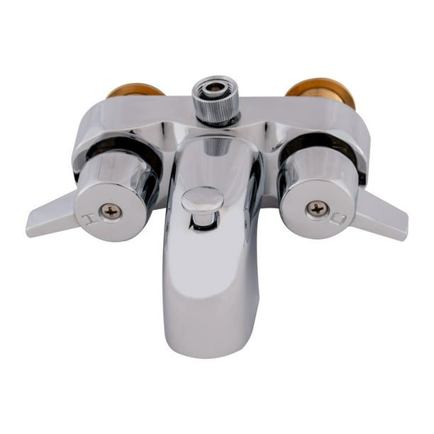 EZFLO 11129 TwoHandle AddOn Shower Diverter Bathcock, Chrome