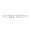 thumbnail image 4 of Rosec Jewels Natural Diamond Full Eternity Ring for Women - Diamond Stackable Ring - HI-SI Quality - With Jewelry Box, 10K White Gold, US 9.00, 4 of 8
