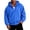 Blue, variant on Half Zip Hoodie Pullover for Men Casual Fall Winter Hooded Sweatshirt Lightweight Loose Fit Long Sleeve Tops (XL, Light Blue)