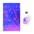 thumbnail image 1 of 8 colores, gota de agua individual, corazón de melocotón, papel de transferencia de Color cuadrado, papel de caramelo, pegatina para uñas Wmkox8yii hjk4254, 1 of 1