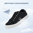 thumbnail image 3 of Unisex Adult Fashion Canvas Shoes Women’s Men’s Low Top Sneakers Breathable Lightweight Casual Walking Running Sneakers, 3 of 6