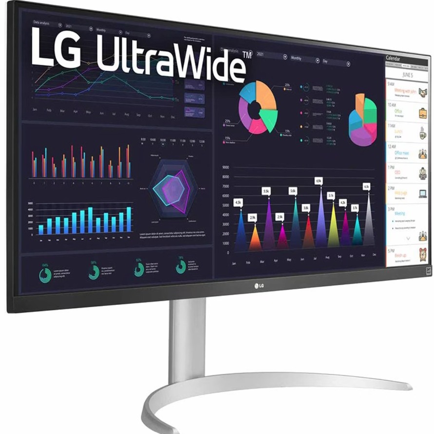 LG Ultrawide 34WQ650-W 34" Class UW-UXGA LCD Monitor - 21:9 - 34" Viewable - In-plane Switching (IPS) Technology - 2560 x 1080 - 16.7 Million Colors - Adaptive Sync/FreeSync - 400 Nit - 1 ms - 100 ... - image 3 of 11