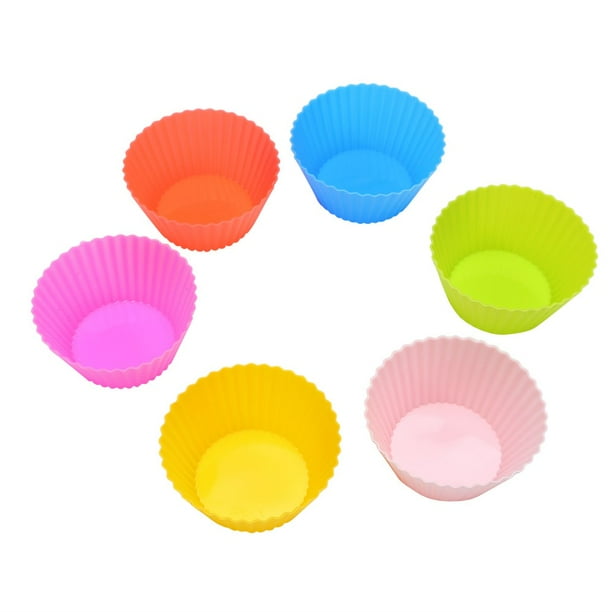 Latady Baking Supplies Silicone Cupcake Baking Cups Cupcake Wrappers