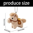 thumbnail image 5 of New Year Themed Decorative Horse Shape Keychain Ornament Feature Metal Chain for Good Luck Symbol, 5 of 14