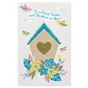 American Greetings Birdhouse Anniversary Card for Sister and Brother-in-Law with Glitter