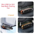 thumbnail image 2 of Maoww ABS Car Seat Cooling Fan Car Fan Fan Adjustable Upgrade Space-Saving Car Fan For Sedans SUVs RVs And Mini Cars Black, 2 of 6