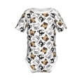 thumbnail image 2 of Balery French Bulldog3 Pattern Baby Climbing Clothes Infant Bodysuit Cute Infant Bodysuit Baby Romper-6 Months, 2 of 7