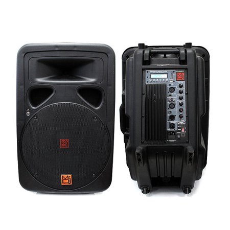Mr. Dj PP3500NFC 15-Inch 2-Way Active Speaker Built-In NFC, Bluetooth Technology, USB, SD and FM Radio System